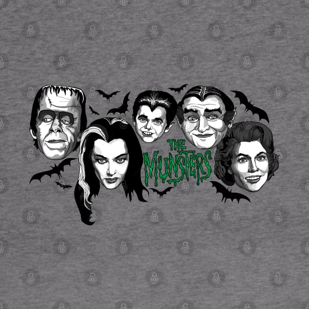 Munster Family by Screen Fiend Merch